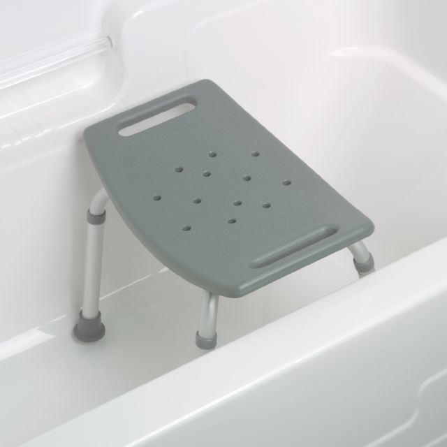 Aluminum Bath Bench without Back by Medline